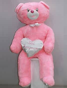 Peluş Pembe Büyük Boy Ayıcık ( 160 cm )