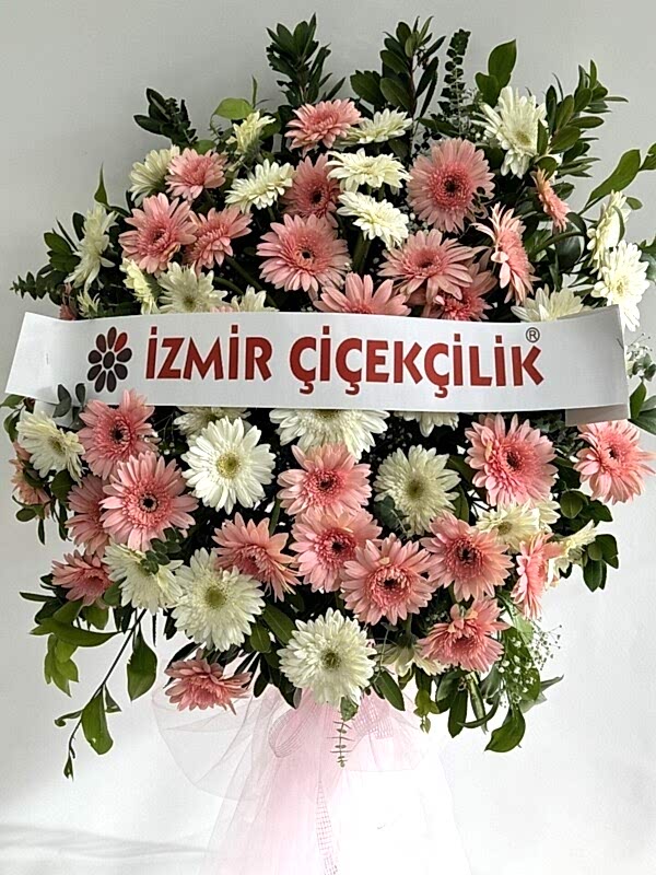 Pembe Beyaz Gerbera Ferforje