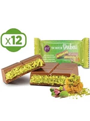 Elit Dubai Çikolatası 90 gr x 12 Adet